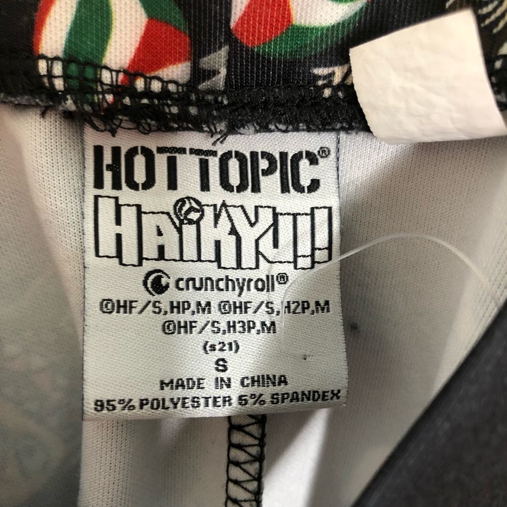 Hot Topic Haikyu!! Chibi Characters Suspender Skater Skirt  Jr. S Anime Grunge - Picture 2 of 5
